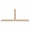 Ekena Millwork Portland Smooth Timber Gable Bracket, Douglas Fir, 96"W x 40"H x 3 1/2"D x 5 1/2"F, 10/12 Pitch GBW096X40X0406POR00SDF - alternate 1